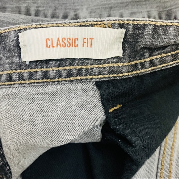 EDDIE BAUER Classic Fit Denim Jeans Boot Cut 14 Short Gray Wash - Picture 6 of 8